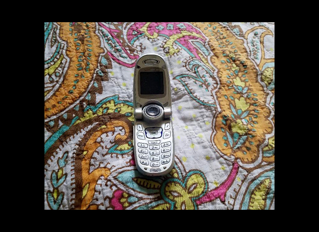 My first cell phone from the early 2000s