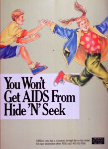 safe sex poster 1980s