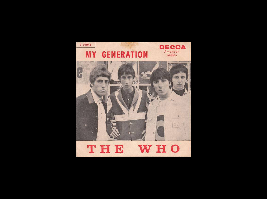 Old album cover for The Who My Generation