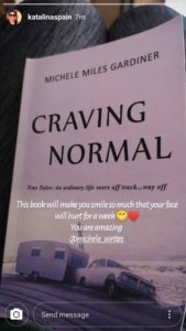 Reader of my book, "Craving Normal" in Spain